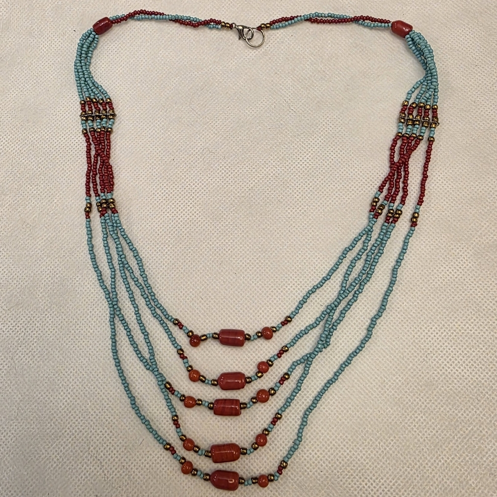 Multicolor Beaded Necklace
